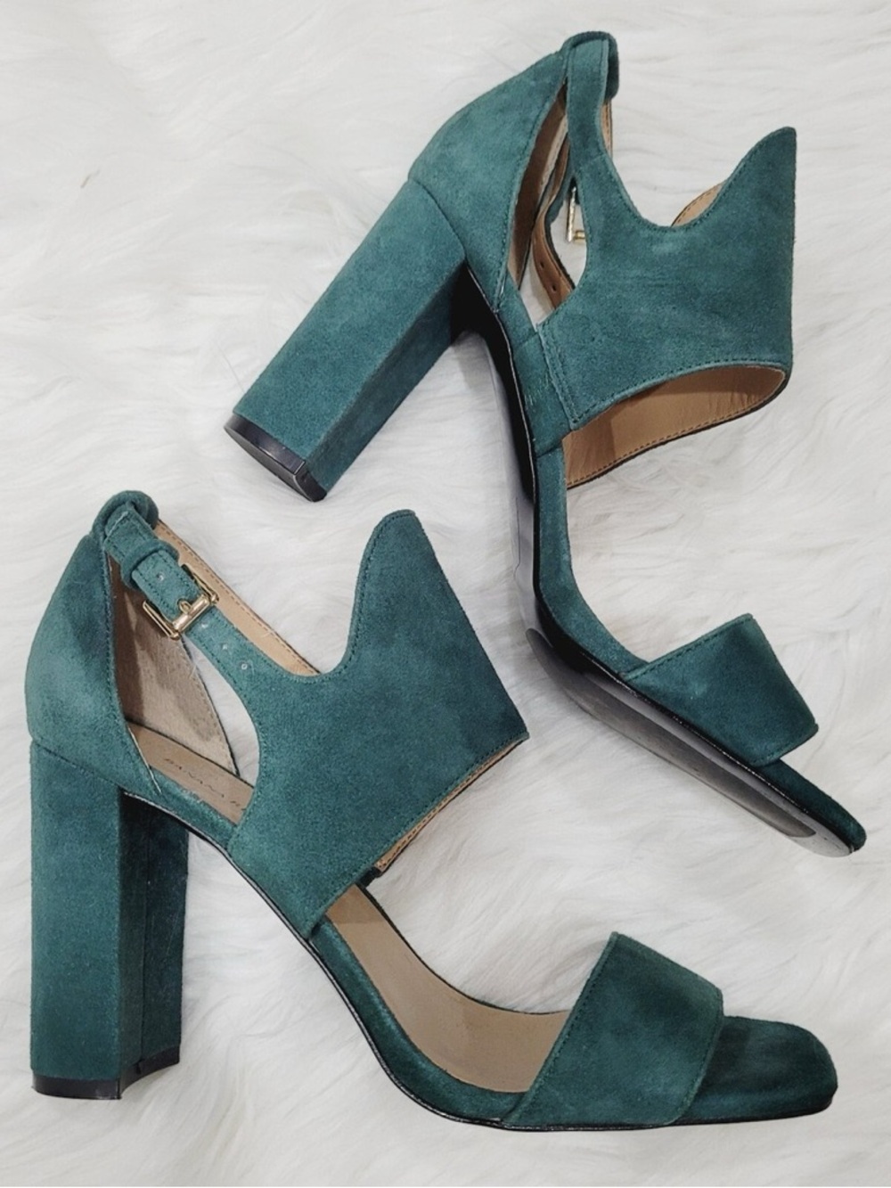 Banana Republic Blyss Green Suede Sandals 8.5 M